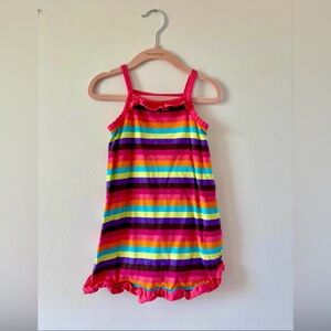Hanna Andersson Colorful Striped Sun Dress, Size 3T
